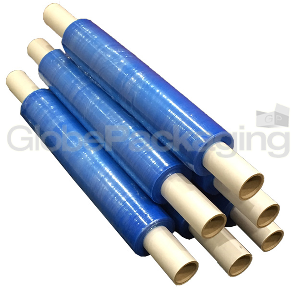 1 ROLL OF BLUE TINT EXTENDED CORE PALLET STRETCH SHRINK WRAP *QUALITY*
